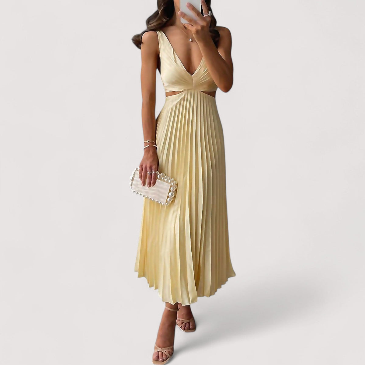 Veléa™ | Vestido largo Annelise sin espalda