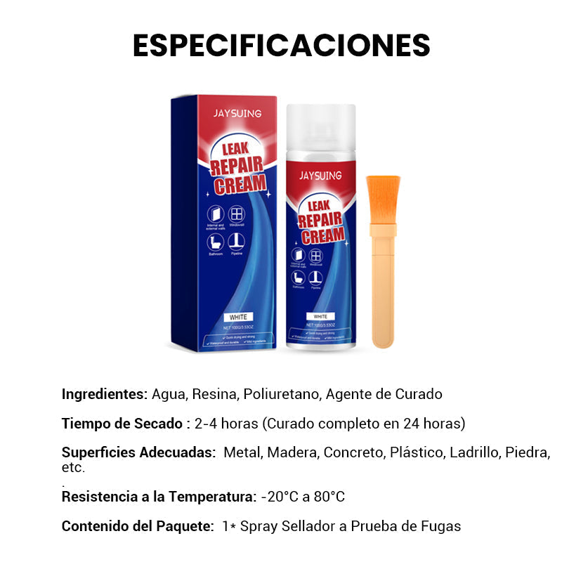 HydroSealix™ – Spray Sellador Impermeable para Reparación de Fugas