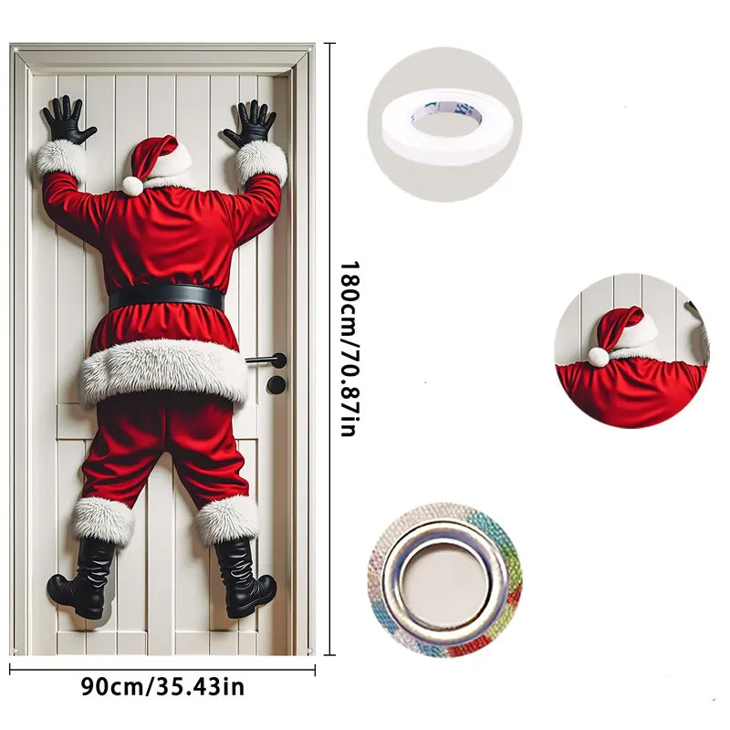 FestivaFront™ Christmas Welcome Banner – Bring warmth and atmosphere to any entrance