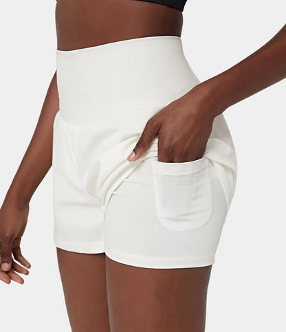 VivreFlex™ High-Waisted Yoga Shorts