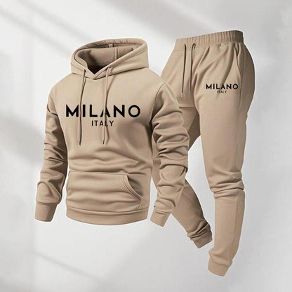 Nordiven™ | Set Hoodie & Pantaloni Uomo con Stampa Moderna