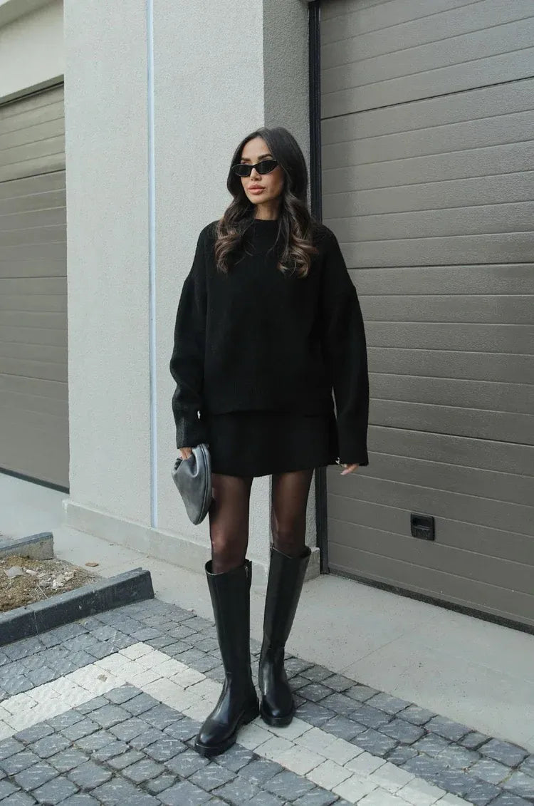 Conjunto de 2 piezas Livia Luxe (top + falda)