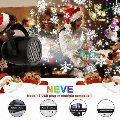 Lumivista™ Proiettore Festivo 16-in-1 – Atmosfera Magica in Ogni Momento