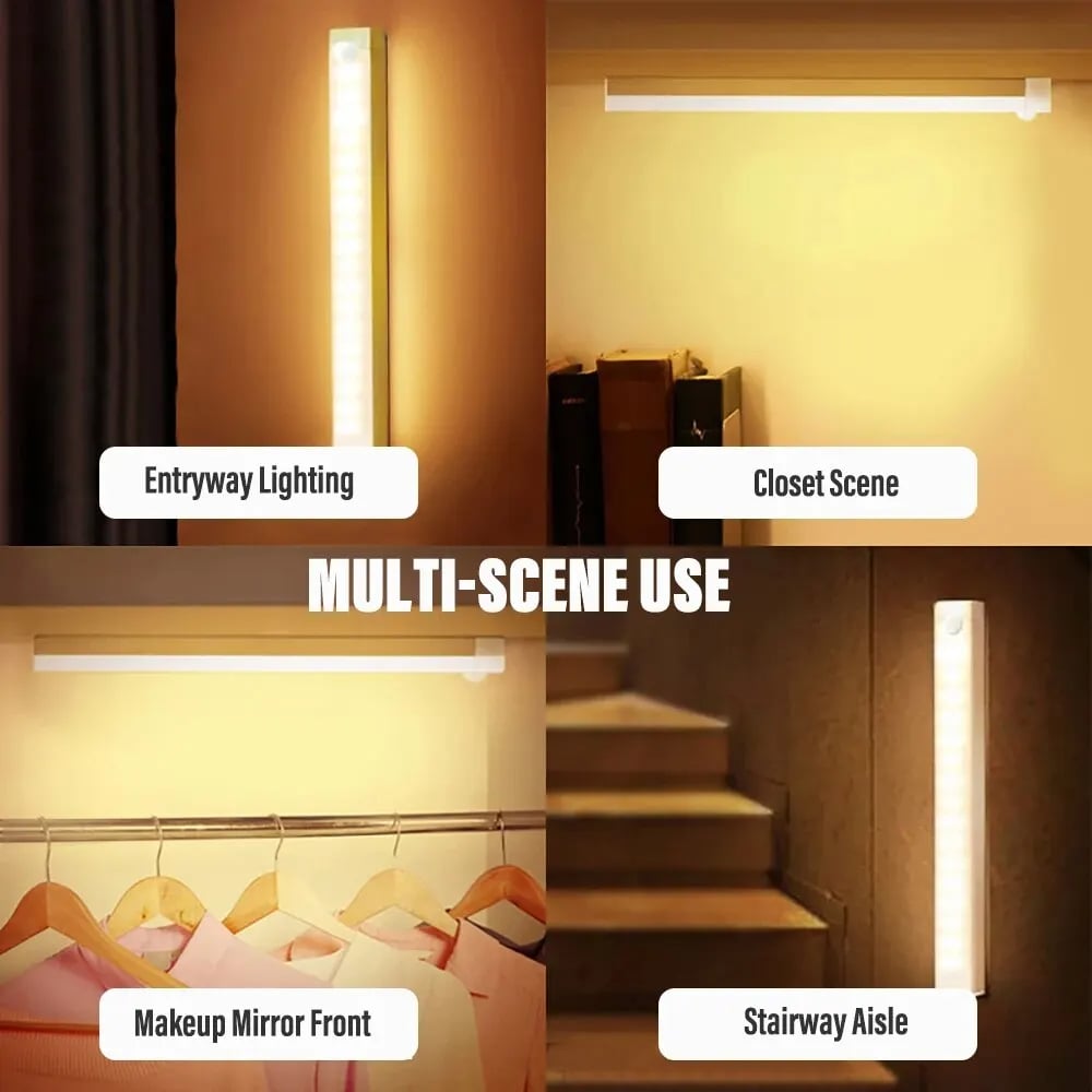LumiSense™ – Smart Rechargeable Sensor Lamp for Home | 1+1 Free