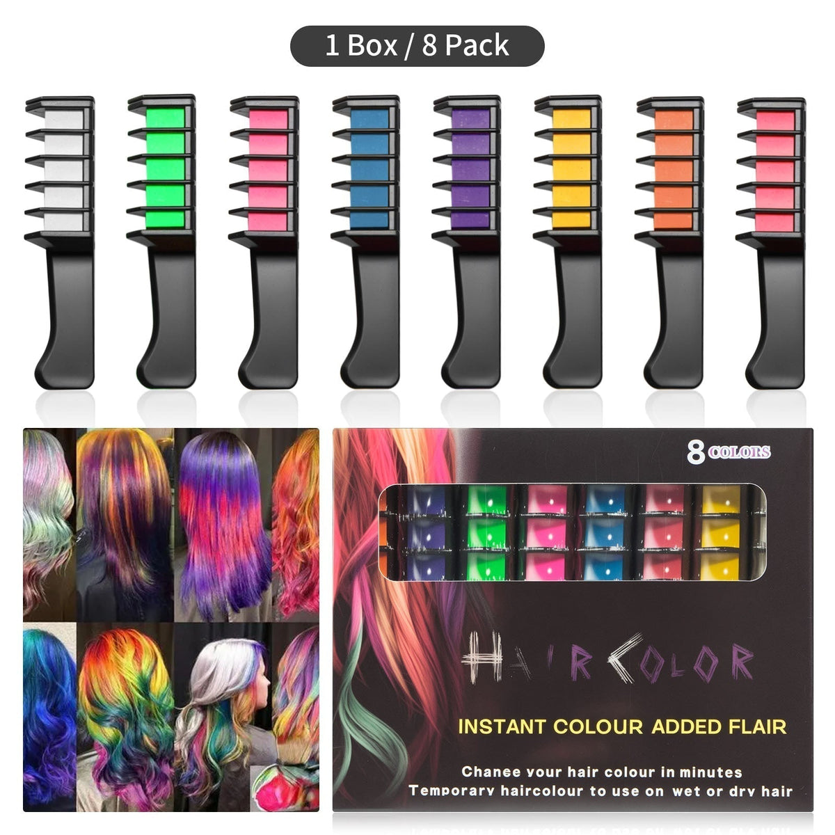 ChromaJoy™ Hair Dye Brush – Play with Color, Without Compromise