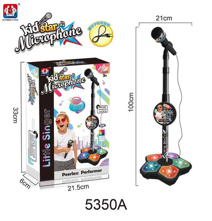 Melodrio™ – Soporte de micrófono para karaoke para niños con luz y música