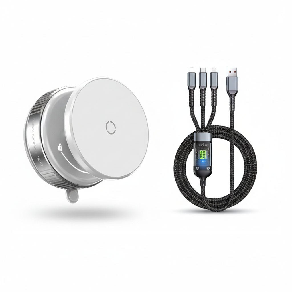Magnevo™ - Soporte magnético con ventosa – Estabilidad y libertad de movimiento