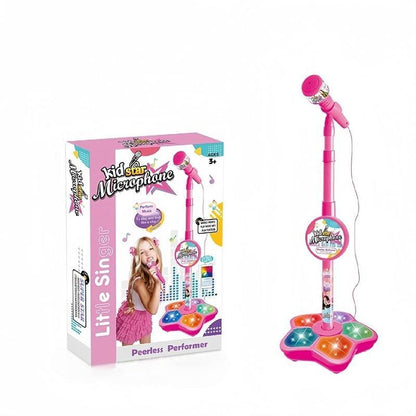 Melodrio™ – Soporte de micrófono para karaoke para niños con luz y música