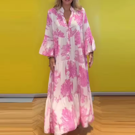 Floravienne™ | Jurk conoció a Bloemenprint en Tijdloze Gratie