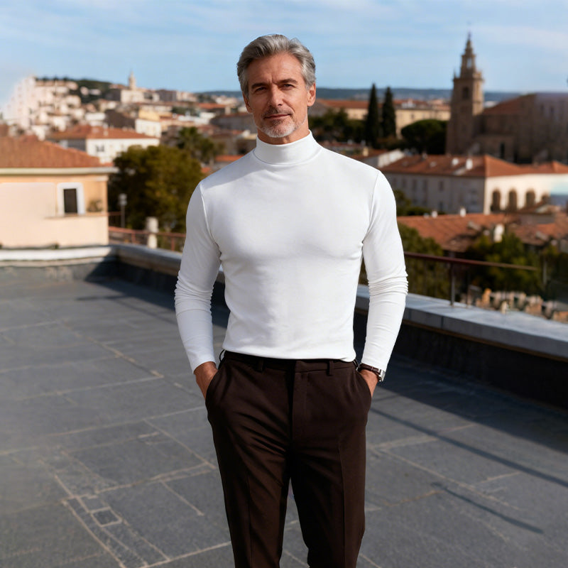 Viresto™ Maglia Uomo Collo Alto Slim Fit