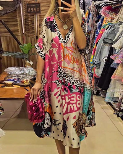 LioraMuse™ WildGrace Leopard Dress