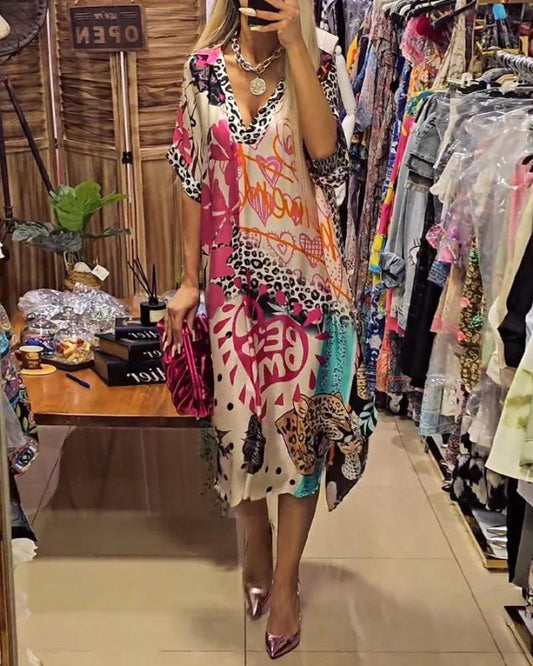 LioraMuse™ WildGrace Leopard Dress