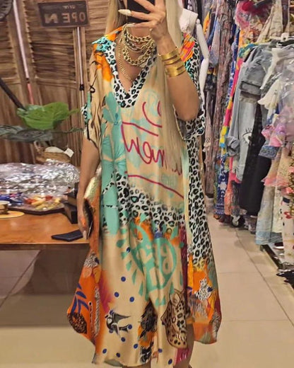 LioraMuse™ WildGrace Leopard Dress