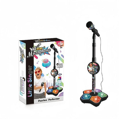 Melodrio™ – Soporte de micrófono para karaoke para niños con luz y música