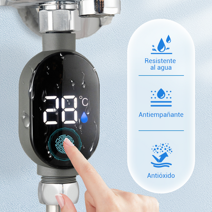 AquaLumo™ – Termómetro digital para la ducha con pantalla LCD retroiluminada