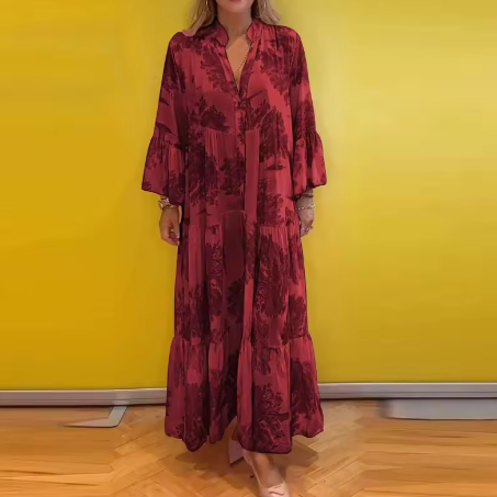Floravienne™ | Jurk conoció a Bloemenprint en Tijdloze Gratie