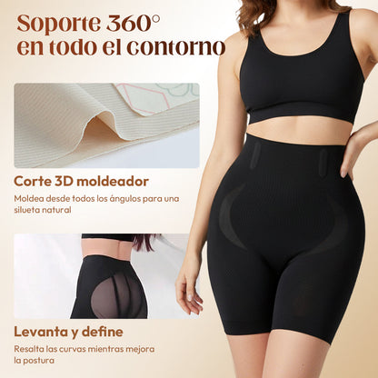 CurvaPerfect™ – Shorts Moldeadores de Cintura Alta con Efecto Levanta-Glúteos