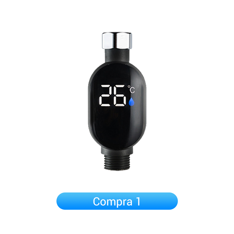AquaLumo™ – Termómetro digital para la ducha con pantalla LCD retroiluminada