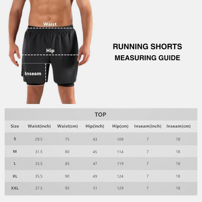 Pantalones cortos deportivos FlexRun Pro 2 en 1 | 1 + 1 gratis