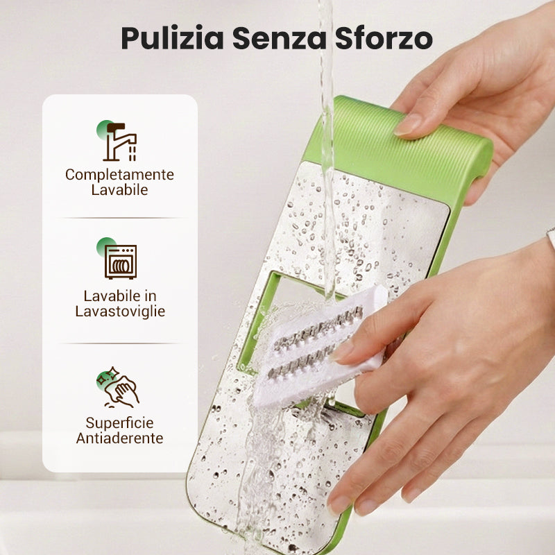 VerduraPro™ | Taglierina Multifuncional 7 en 1 para Verdure e Frutta