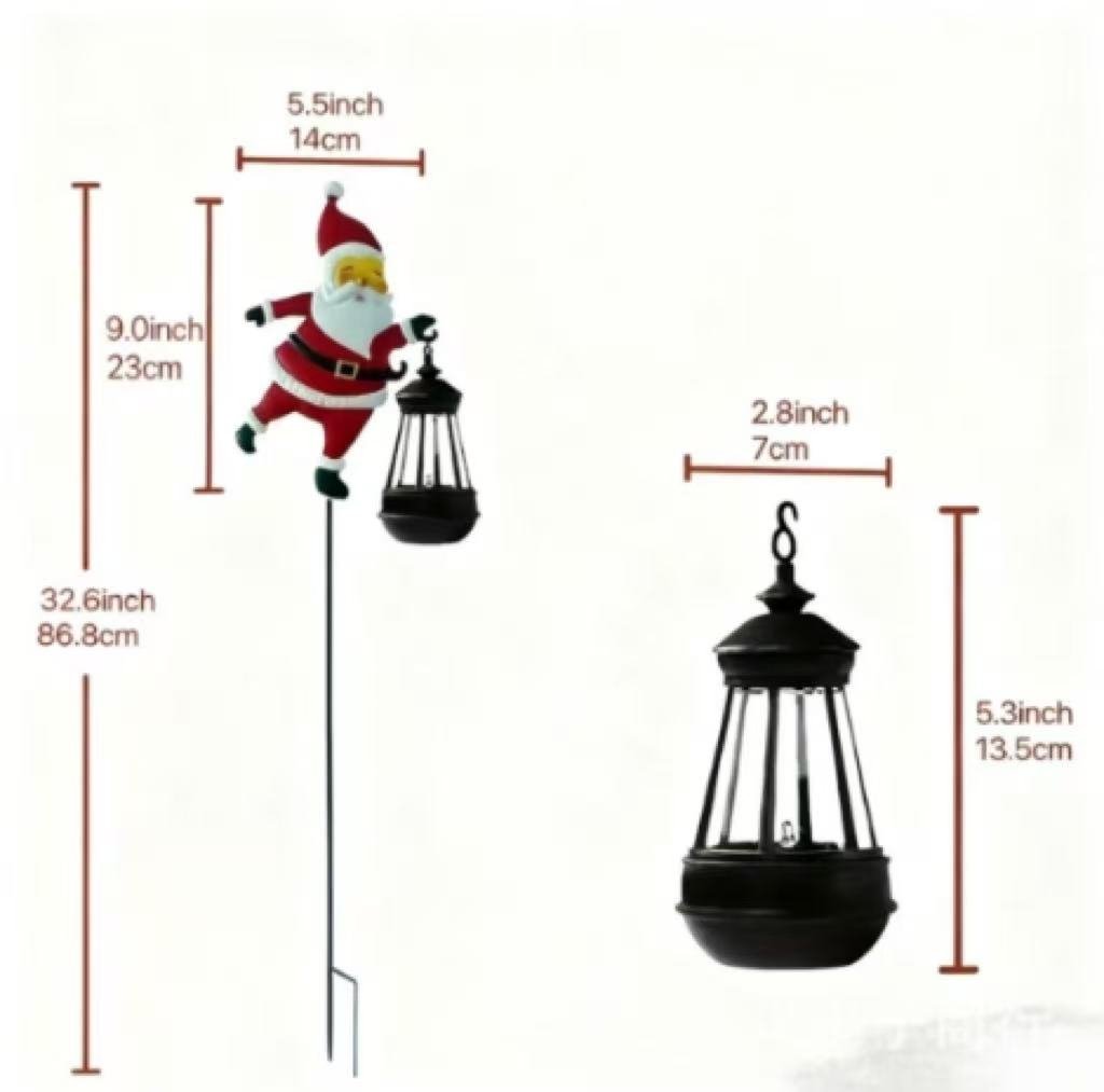 GlowSanta™ – Bring Magical Christmas Atmosphere to the Outdoors with Solar LED Decoration