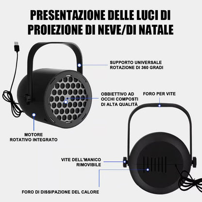 Lumivista™ Proiettore Festivo 16-in-1 – Atmosfera Magica in Ogni Momento