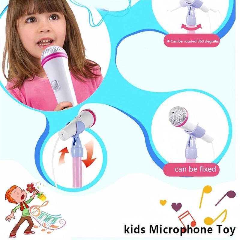 Melodrio™ – Soporte de micrófono para karaoke para niños con luz y música