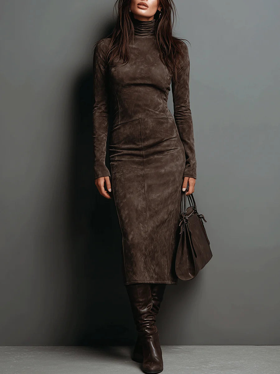 Vestido Midi SuedeContour™