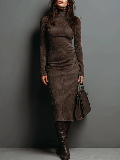 Vestido Midi SuedeContour™