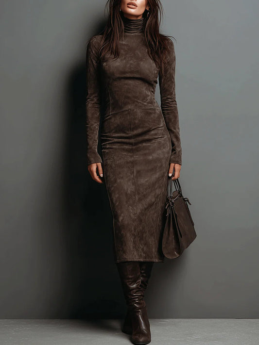 Vestito Midi SuedeContour™