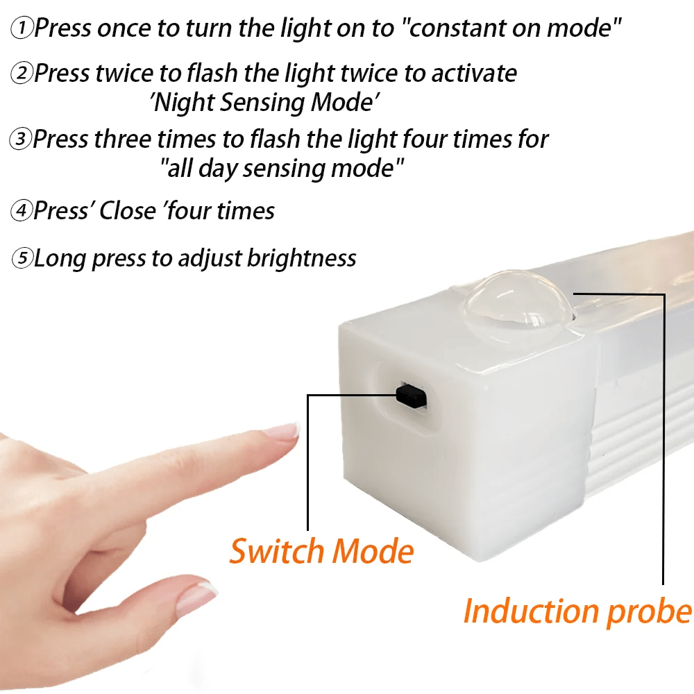 LumiSense™ – Smart Rechargeable Sensor Lamp for Home | 1+1 Free