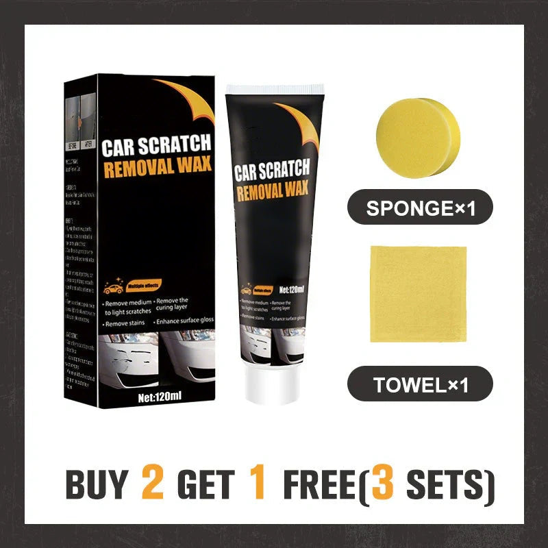 AutoLustre™ - Pasta para reparación de arañazos con kit de pulido | 1+1 GRATIS