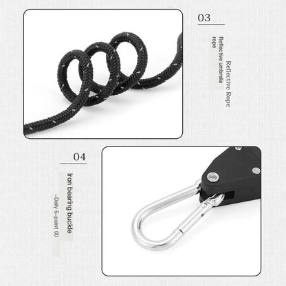 CordaFlex™ – Corda regolabile multiuso para campeggio e outdoor