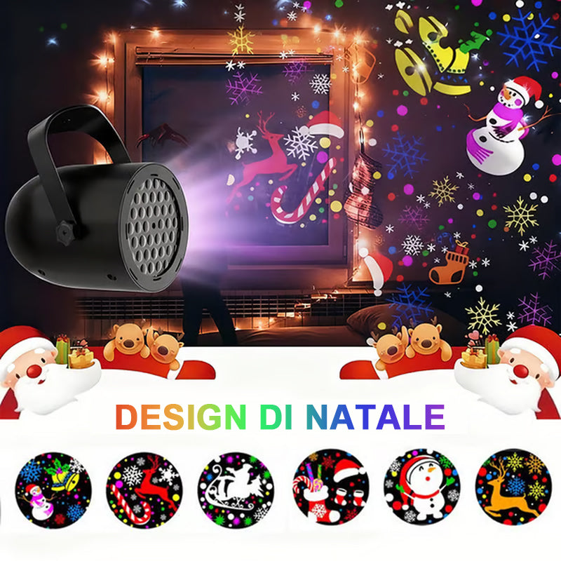 Lumivista™ Proiettore Festivo 16-in-1 – Atmosfera Magica in Ogni Momento