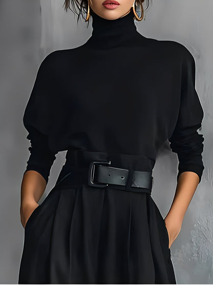 Elvara™ | Conjunto elegante con colletto y pantalones a gamba dritta