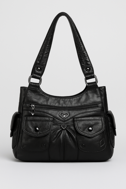 LiviaLuxe™ Soft Leather Tote