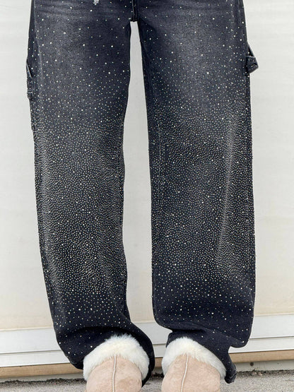 Rivexa™ Vintage Rhinestone Jeans