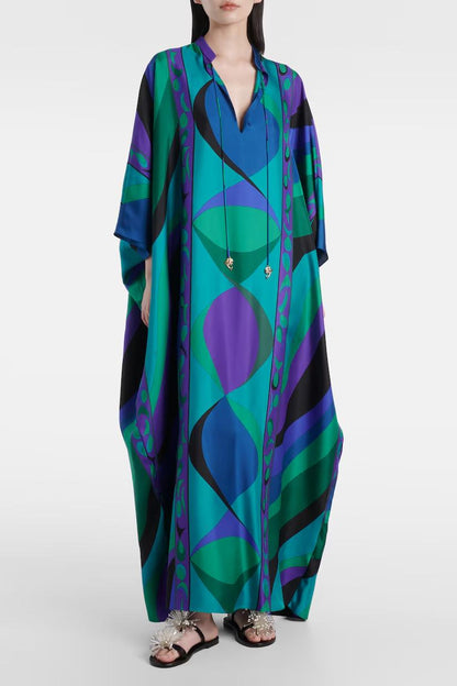 KaleaWave™ | Satijnen Kaftan conoció la impresión psicodélica