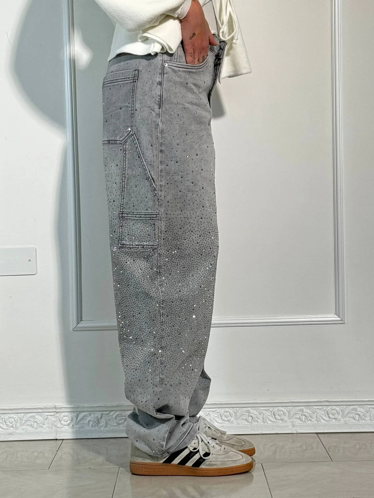 Rivexa™ Vintage Rhinestone Jeans