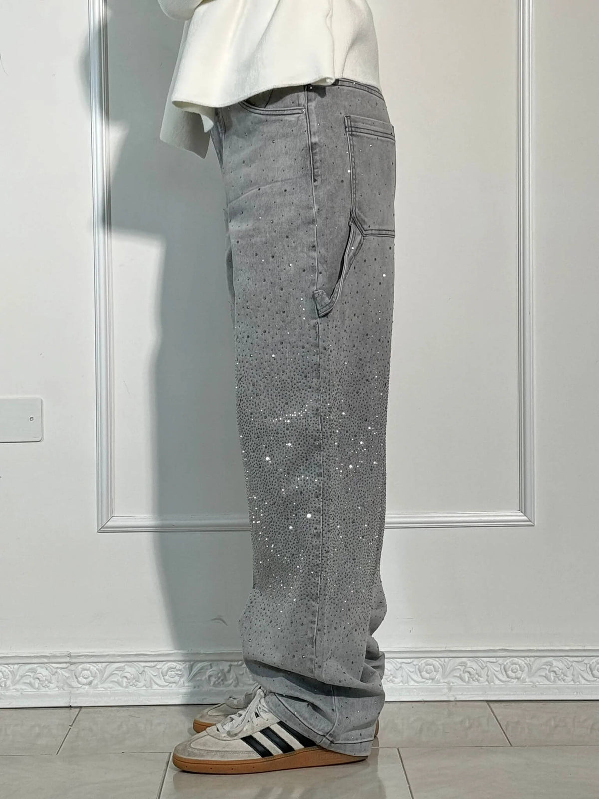 Rivexa™ Vintage Rhinestone Jeans