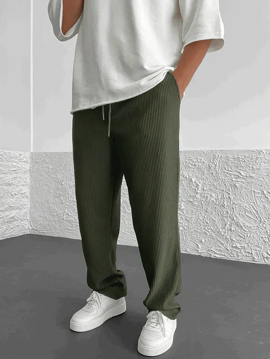 Rivaro™ | Pantaloni rilassati a coste – Pantaloni a coste confortevoli per uso quotidiano