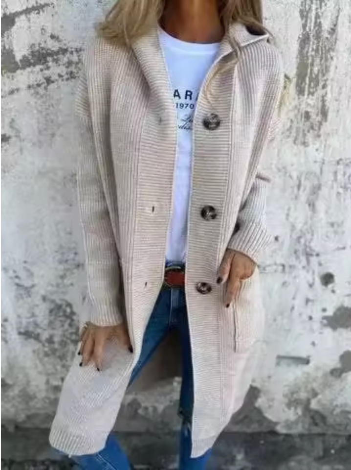 Zora - Het lange vest dat comfort en elegantie combineert