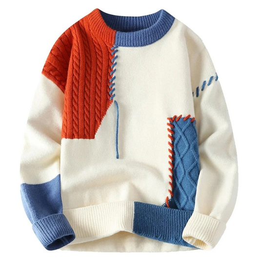 Elara | Patchwork Trui