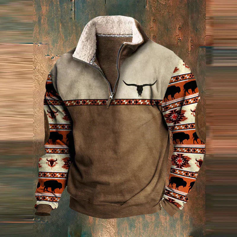 Norden | Fleece Trui met Rits