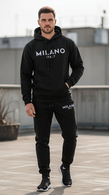 Nordiven™ | Set Hoodie & Pantaloni Uomo con Stampa Moderna