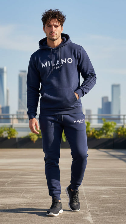 Nordiven™ | Set Hoodie & Pantaloni Uomo con Stampa Moderna