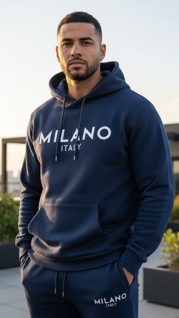 Nordiven™ | Set Hoodie & Pantaloni Uomo con Stampa Moderna