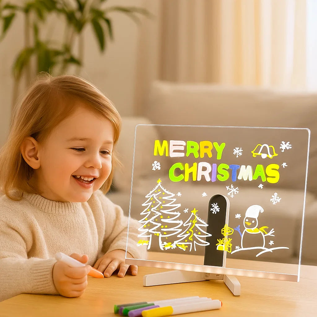GlowScribe™ – LED Drawing Board for Kids