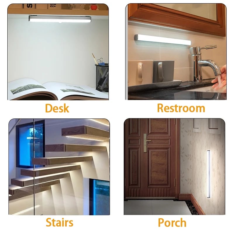 LumiSense™ – Smart Rechargeable Sensor Lamp for Home | 1+1 Free