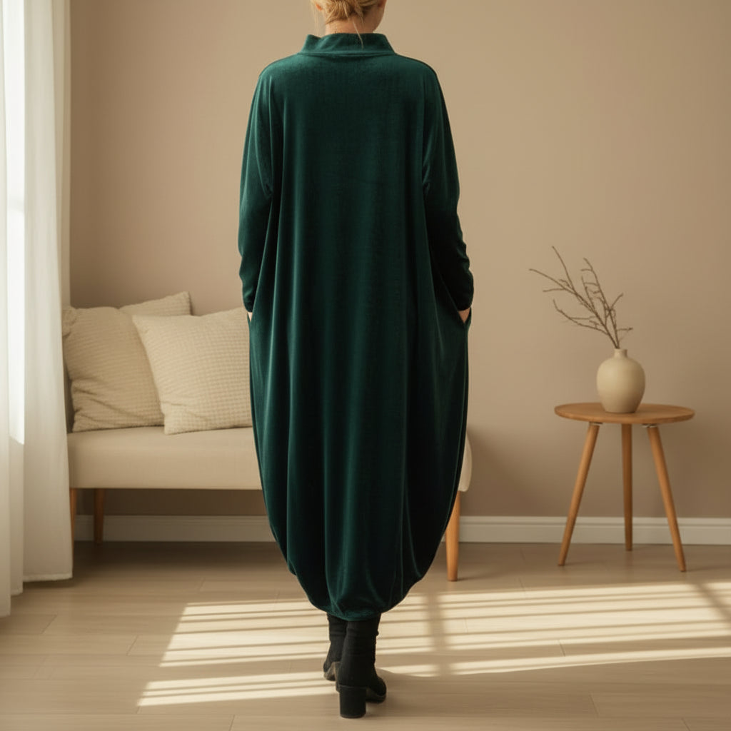 VellutoChic - L'abito in velluto che unisce calore e distinzione